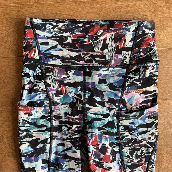 *SOLD* LULULEMON Break free crop sz 2 leggings Nulux 17" - Picture 3 of 13